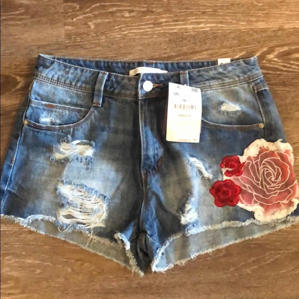 Shorts denim Zara NWT